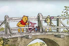 pooh bear races sticks